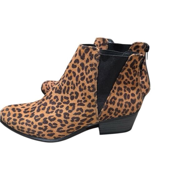Esprit Leopard Print Ankle Boots, Size 7.5 - Picture 5 of 7